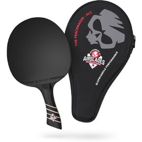 AirBlades The Peace Maker ALC - Professional Ping Pong Paddle - Carbon Fiber Table Tennis Racket Producing Maximum Spin & Control for All Levels - Hard Carry Case & Ergonomic Handle.