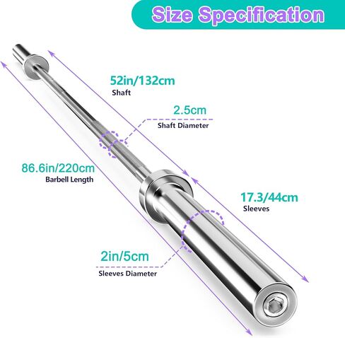4ft EZ Curl Bar, Heavy-Duty Curling Bar Olympic Barbell for Strength Training, 400LB Load Capacity, Arm Muscle Workouts Bar, Compatible with 2-Inch Weight Plates, Black, Ideal for Home and Gym in Saudi Arabia