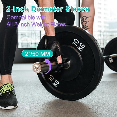 4ft EZ Curl Bar, Heavy-Duty Curling Bar Olympic Barbell for Strength Training, 400LB Load Capacity, Arm Muscle Workouts Bar, Compatible with 2-Inch Weight Plates, Black, Ideal for Home and Gym in Saudi Arabia