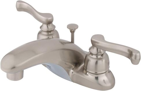 عناصر التصميم Americana EB191G Centerset Faucet مع مصفاة الشبكة ، والكروم المصقول 4 بوصة in Saudi Arabia