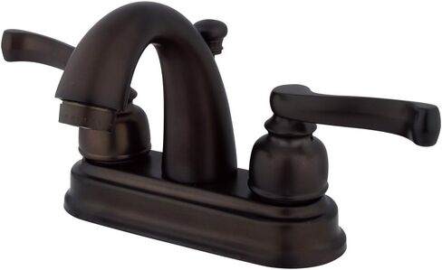 عناصر التصميم Americana EB191G Centerset Faucet مع مصفاة الشبكة ، والكروم المصقول 4 بوصة in Saudi Arabia