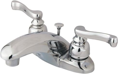 عناصر التصميم Americana EB191G Centerset Faucet مع مصفاة الشبكة ، والكروم المصقول 4 بوصة in Kuwait