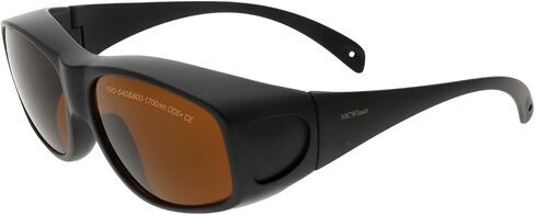 Laser Safety Glasses OD5+ 190-540nm & 800-1700nm - Yag, Blue, Green Laser and UV Light Eye Protection Laser Goggles for 405nm, 445nm, 450nm,532nm, 808nm, 980nm, 1064nm, 1080nm, MCWlaser in Saudi Arabia