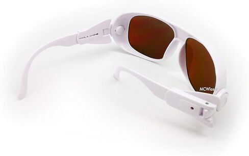 نظارات أمان الليزر OD5+ 190-540NM و 800-1700NM-YAG ، Blue ، Laser Green و UV Light Eye Protection Goggles لـ 405nm ، 445nm ، 450nm ، 532nm ، 808nm ، 980nm ، 1064nm ، 1080nm ، mcwlas in Kuwait