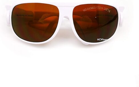 نظارات أمان الليزر OD5+ 190-540NM و 800-1700NM-YAG ، Blue ، Laser Green و UV Light Eye Protection Goggles لـ 405nm ، 445nm ، 450nm ، 532nm ، 808nm ، 980nm ، 1064nm ، 1080nm ، mcwlas in Kuwait