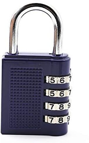 Pumelo 4-Digit Combination Padlock Locks for School Gym Locker, Sports Locker, Fence, Toolbox, Case, Outdoor, Fence, Hasp and Storage (Red) in Saudi Arabia
