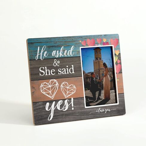 When I Say I Love You More Picture Frame, Couples Picture Frames, Couple Picture Frame Birthday Anniversary Wedding Gifts for Couples Wife Husband - F062 in Saudi Arabia