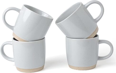 famiware Coffee Mugs for 4, 12 oz Mug Set, Dringking Cup with Handle for Coffee, Tea, Cocoa, Milk, Milkyway serise, Multi-color in Saudi Arabia