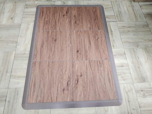 Dance Floor Tiles, Interlocking Dance Floor Tiles for Ballet, Tap, Jazz, and Irish Dance | Portable Dance Floor Tiles for Indoor Dance Flooring in Kuwait