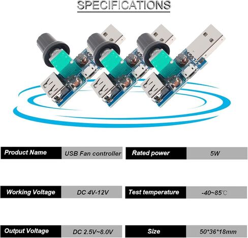 4 PCS DC PWM Controller DC Motor Speed ​​Controller Module 1.8 V to 15 V 2a Dropentiometer Speed ​​Adjustment 1803BW B100K in Saudi Arabia