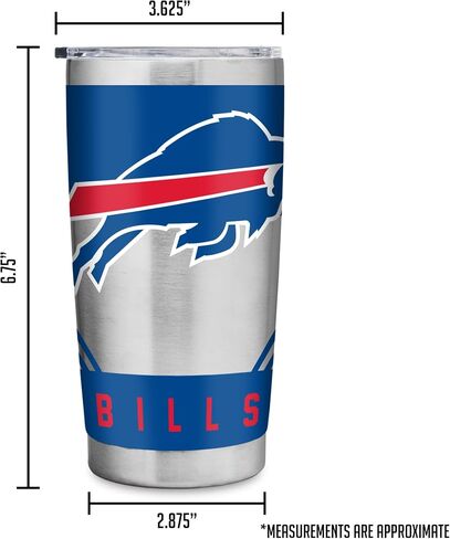 Rico Industries NFL Football New York Jets 20oz Stainless Steel Tumbler with Lid - Great for Coffee, Tea, Water or Cocktails in Saudi Arabia