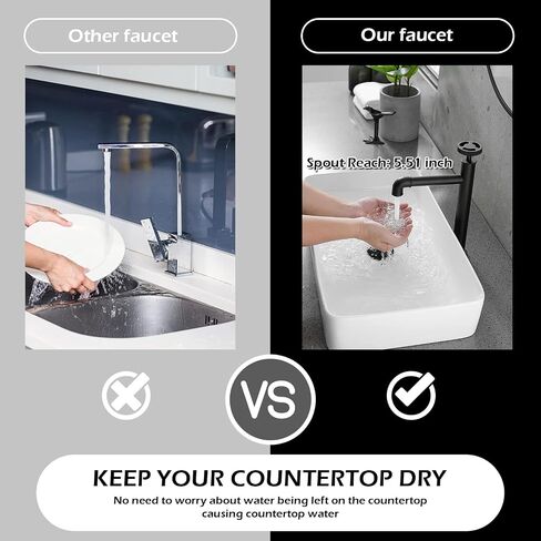 BWE Black Single Handle Bathroom Faucet Solid Brass Industrial Pipe Style Vintage Vanity Faucet for Bathroom Sink Commercial Lavatory Basin Mixer Tap in Saudi Arabia