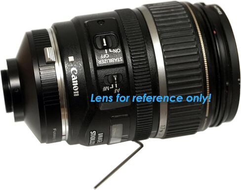 Fotasy 16mm Prime Black C Mount & Nikon F Lens Adapter, Manual Focus, No Electrical Contacts, Compatible with CCTV, Microscope Cameras & Cine Movie Making System in Kuwait