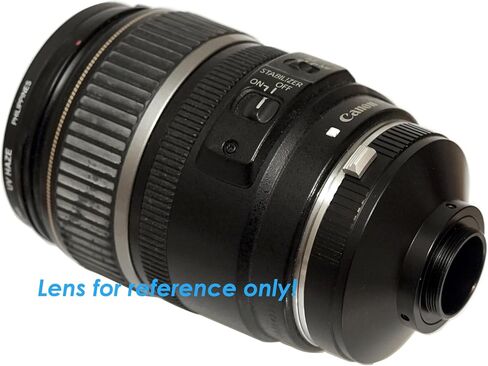 Fotasy 16mm Prime Black C Mount & Nikon F Lens Adapter, Manual Focus, No Electrical Contacts, Compatible with CCTV, Microscope Cameras & Cine Movie Making System in Kuwait