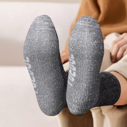 Womens Merino Wool Socks Comfort Cozy Fleece Thermal Warm Socks Padded Winter Work Boot Socks For Women, 2 Pairs in Kuwait