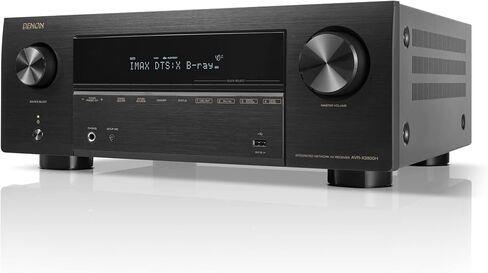 Denon AVR-X6800H 11.4 Channel AV Receiver - 140W/Channel, Wireless Streaming via Built-in HEOS, WiFi, & Bluetooth, Supports Dolby Vision, HLG, HDR10+, Dynamic HDR, & Dolby Atmos Height Virtualization in Saudi Arabia