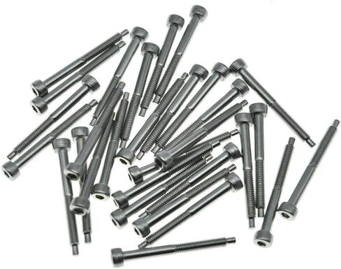 KAISH 30pcs Stainless Steel Tremolo Bridge String Lock Insert Block Bridge Saddle Clamp Blocks Fits FR in Saudi Arabia