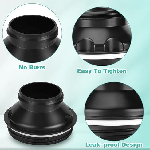 محول زجاجة 2pcs لكأس ستانلي 40 أوقية إلى Cirkul ، إكسسوارات محول غطاء الغطاء ، محول Cirkul Stanley BPA المجاني ، سيليكون من الدرجة الغذائية يناسب زجاجات ماء ستانلي (أبيض) in Saudi Arabia