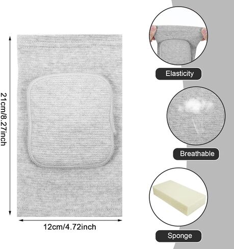 Elbow Pads with Thicken Sponge Pad 1 Pair Breathable Volleyball Elbow Pads Black Elbow Wraps Arm Brace Elbow Protector Strap Support Fitness Arm Protector for Kids Men Women Elderly in Saudi Arabia