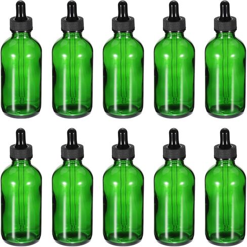 زجاجة قطارة زجاجية 15 مل ، 10 مساءً ، حاوية عطر سائلة عينة من عطر السائل مع قطرة العين للتخزين ، الأسود in Saudi Arabia