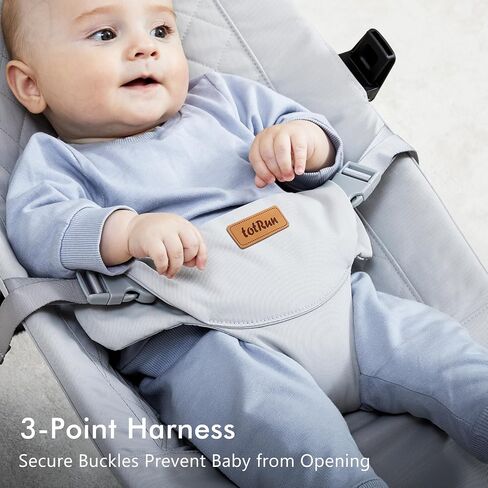Baby Bouncer Chair - Comfortable Support for Your Little One's Blissful Moments (Normal, Black) in Kuwait