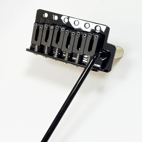 10.5mm Electric Guitar Bridge Gold 6 Point tremolo bridge Stainless Steel Saddles Plate Brass Block Electric Guitar Bridge 6 String Start Stratocaster in Saudi Arabia