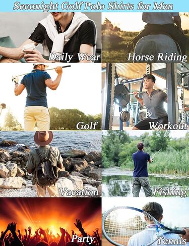 Golf Polo Shirts for Men Funny Print Golf Polos Short Sleeve Performance Men's Golf Shirts Dry Fit in Kuwait