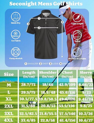 Golf Polo Shirts for Men Funny Print Golf Polos Short Sleeve Performance Men's Golf Shirts Dry Fit in Kuwait
