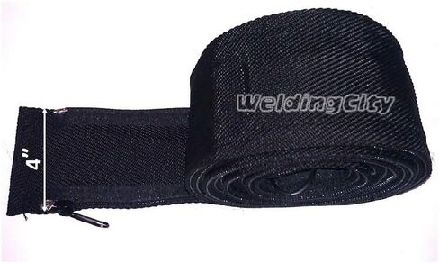 WeldingCity Cable Cover Nylon 12-ft (L) x 3-in (W) with Zipper for TIG Welding Torch 9 and 17 Series in Saudi Arabia