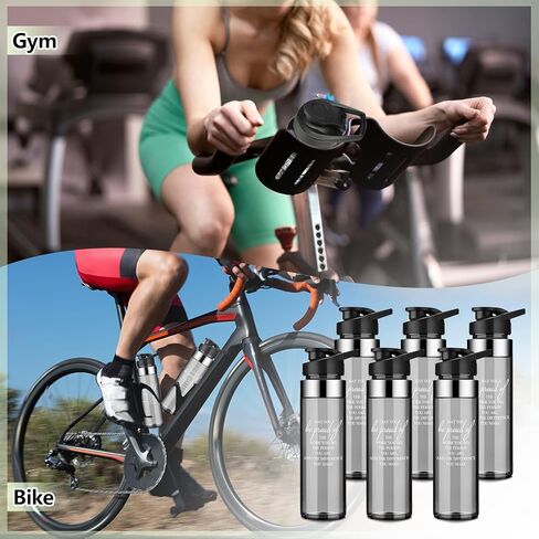 Dandat 6 Pcs 21oz Team Water Bottle Bulk Employee Appreciation Gifts Bulk Water Bottle May You Be Proud Sign Gift for Coach Athlete Team Portable Sports Supplies(White) in Kuwait