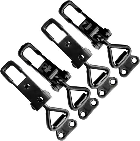 4PACK CHEMPACK TOGGLE LATCH CLAMP ، 1320 رطلاً 4003 مشبك تبديل على طراز Latch مع خطاف القفل ، قم بسحب المزلاج مع صفيحة ، مربعات رسم المعادن السريعة لصناديق أدوات باب STRUNCE JIG SMOKER in Saudi Arabia