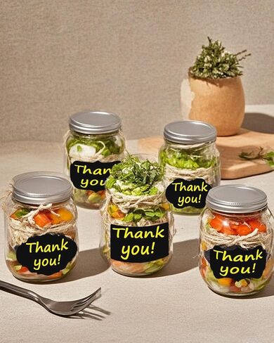 Handwritten Stickers 3x2 Inches ，160 Premium Decals +1 Free Pen，Labels for Jars Canisters & Storage Bins，Waterproof Self-Adhesive DIY Craft Supplies, Scrapbooking, School Office Home Decor in Saudi Arabia