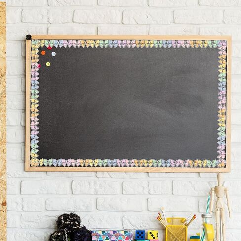 Whaline 32.8ft Colorful Bow Bulletin Board Border Hippie Boho Color Bow Die-Cut Border Trim for Chalkboard Wall Decoration in Saudi Arabia