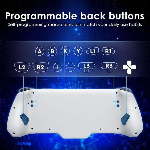 Switch Controller for Nintendo Switch/Switch OLED, One-Piece Split Pad Switch pro controller for Switch Joycons Handheld Controller with 8 Colors Lights in Saudi Arabia