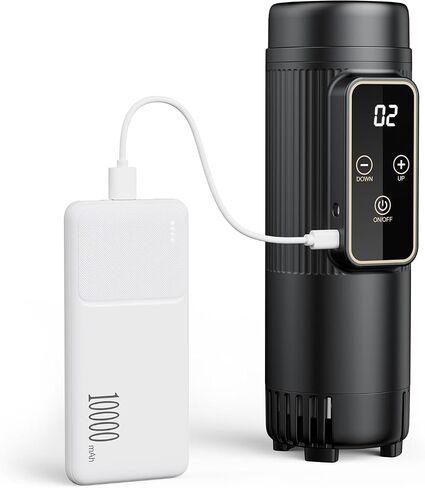 Portable Insulin Travel case USB Medical Cooler Insulin Cooler with Digital Temp Display Insulin Cooler Travel case Keep Cooling 2~8℃ Mini Cooler Bottle (Black) in Saudi Arabia
