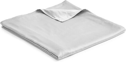 YnM Cotton Waffle Weave Duvet Cover for Weighted Blankets with 16 Strings (Coconut White, 60''x80'') in Saudi Arabia