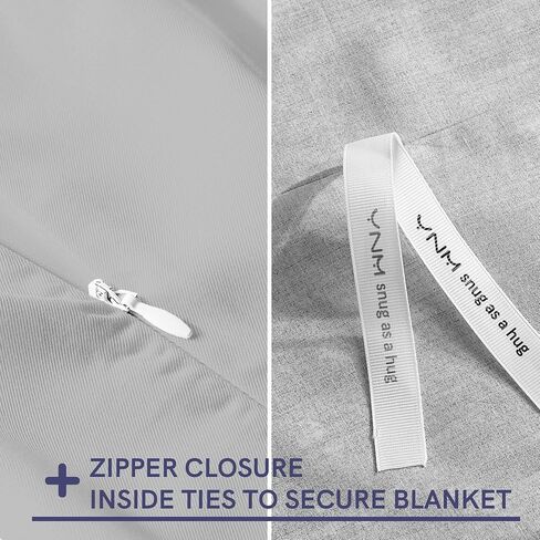 YnM Cotton Waffle Weave Duvet Cover for Weighted Blankets with 16 Strings (Coconut White, 60''x80'') in Saudi Arabia