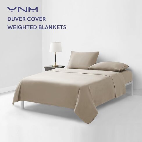 غطاء لحاف القطن/البوليستر للبطانيات المرجحة (أصفر/أخضر قابل للعكس ، 60''x80 '') in Saudi Arabia