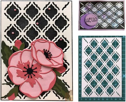 Mvchifay Cutting Dies for Card Making Metal Die-Cuts Scrapbooking Tool Hollow Frame DIY Craft Punch Template Embossing for Paper Album Decor (Bubble-10.3x6cm) in Kuwait