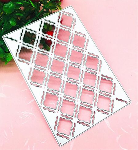 Mvchifay Cutting Dies for Card Making Metal Die-Cuts Scrapbooking Tool Hollow Frame DIY Craft Punch Template Embossing for Paper Album Decor (Bubble-10.3x6cm) in Kuwait