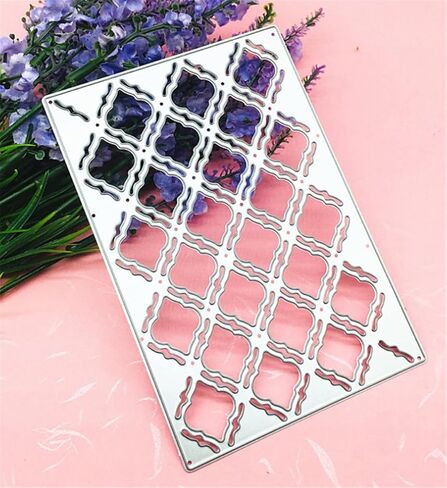 Mvchifay Cutting Dies for Card Making Metal Die-Cuts Scrapbooking Tool Hollow Frame DIY Craft Punch Template Embossing for Paper Album Decor (Bubble-10.3x6cm) in Kuwait