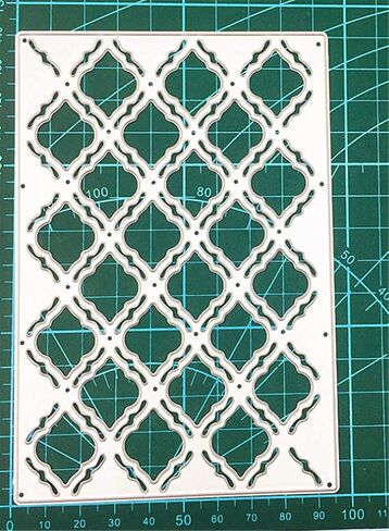 Mvchifay Cutting Dies for Card Making Metal Die-Cuts Scrapbooking Tool Hollow Frame DIY Craft Punch Template Embossing for Paper Album Decor (Bubble-10.3x6cm) in Kuwait