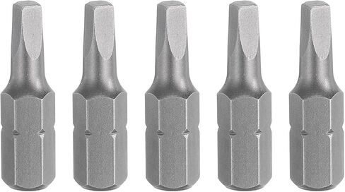 Harfington 5pcs مفك البراغي المربع Bit R3 1/4 "Hex Shank 25mm/1" طول مغناطيسي 4 نقاط البتات S2 الصلب الصناعي السائق الكهربائي بتات 5 ملم قضيب in Saudi Arabia