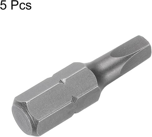 Harfington 5pcs مفك البراغي المربع Bit R3 1/4 "Hex Shank 25mm/1" طول مغناطيسي 4 نقاط البتات S2 الصلب الصناعي السائق الكهربائي بتات 5 ملم قضيب in Saudi Arabia