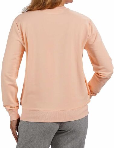 Fila Womens Midweight French Terry Crewneck Long Sleeve Sweatshirt (XX-Large, Crystal Blue) in Kuwait