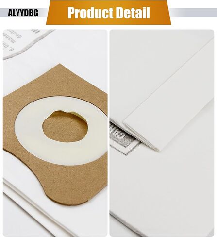 for Ridgid Shop Vac bags 3-4.5 Gallon, Size C VF3501 High-Efficiency Dust Collection Vac Bags. 5 Pack in Saudi Arabia
