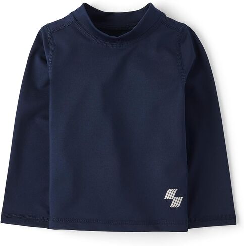 The Children's Place,Baby Boys,and Toddler Long Sleeve Rashguard,Neon Lime,4 Years in Saudi Arabia