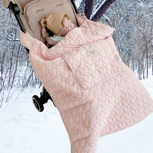 Stroller Cover Baby Carrier Cover Newborn Hooded Stretchy Cloak Reversible, Cloak Kangaroo Hoodie for Mom Baby, Suit for All Seasons -Green in Saudi Arabia