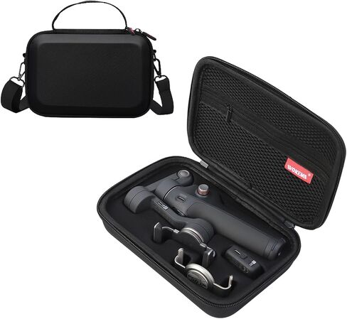 Bear & I Osmo Mobile 6 Gimbal & Accessors Bag Hard (Carry-ing) Case Travel for DJI Osmo Mobile 6: Ultra-Compact-Shipper Case Cases for DJI Osmo Mobile 6 ، Black (Case Only) in Saudi Arabia