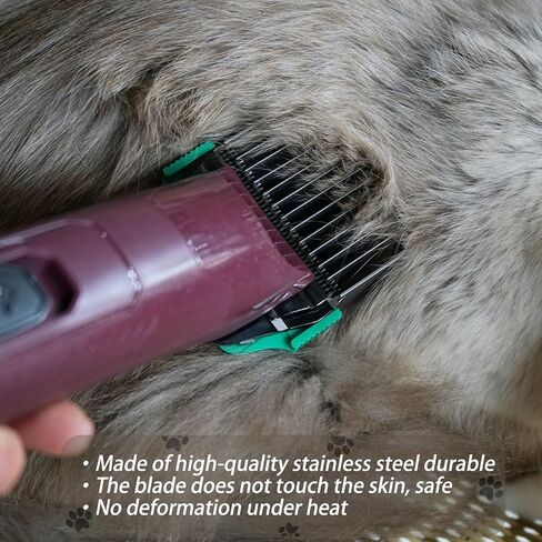 10W/15W/30W Clipper Wide Blade & Dog Stainsal Steel Wide Clipper Coard Comb for A5 Series | Snap-On/Off Design Combs ، فقط FIR لـ 10W/15W/30W شفرة عريضة (12 قطعة) in Kuwait